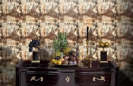 Обои EW 2102 фото в интерьере гостиной превью