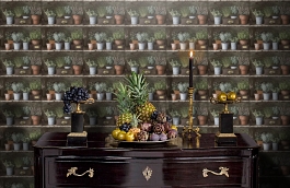 Обои FC3102 фото в интерьере гостиной превью