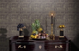 Обои FI2304 фото в интерьере гостиной превью