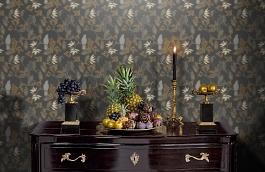 Обои JF3401 фото в интерьере гостиной превью