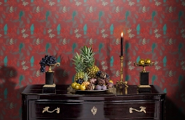 Обои JF3402 фото в интерьере гостиной превью