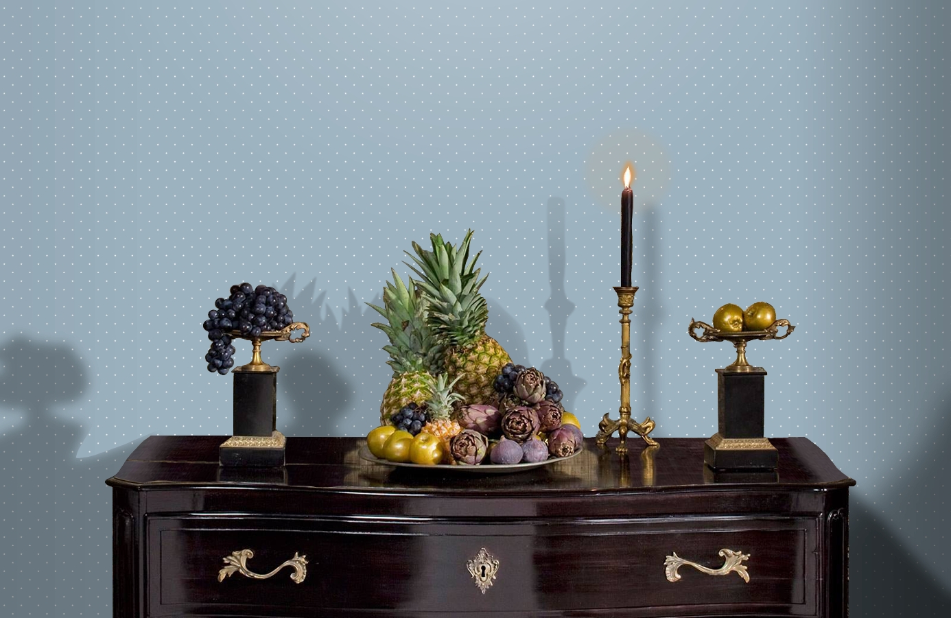 Обои JR1104 фото в интерьере гостиной