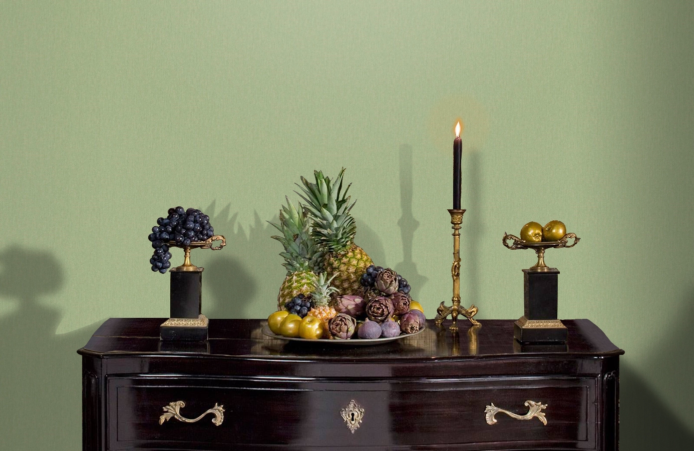 Обои JR1212 фото в интерьере гостиной