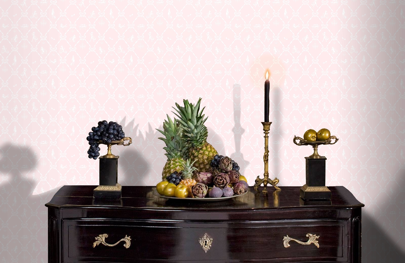 Обои JR3102 фото в интерьере гостиной