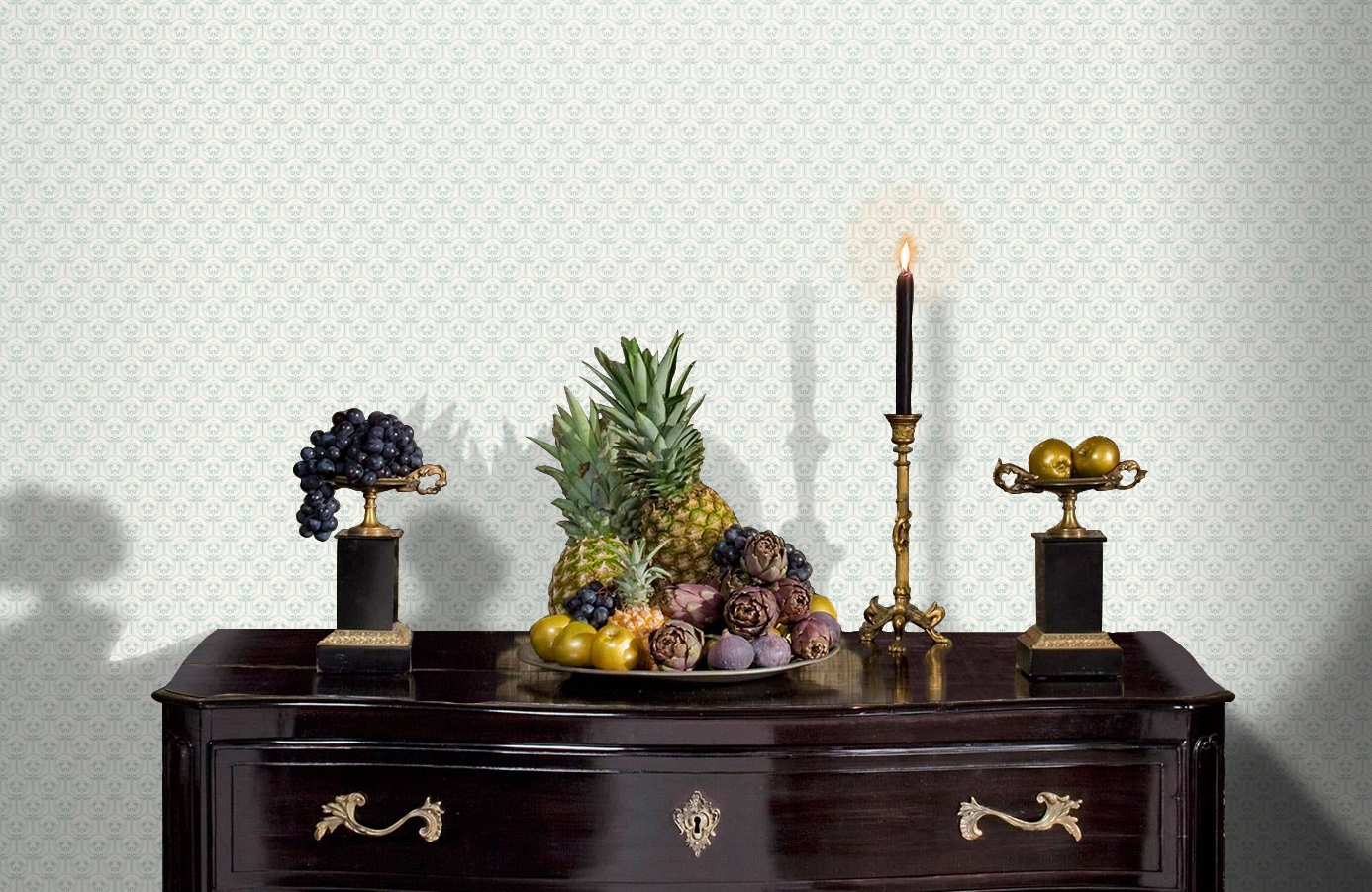 Обои JS3202 фото в интерьере гостиной