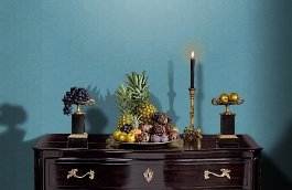 Обои MO 1104 фото в интерьере гостиной превью