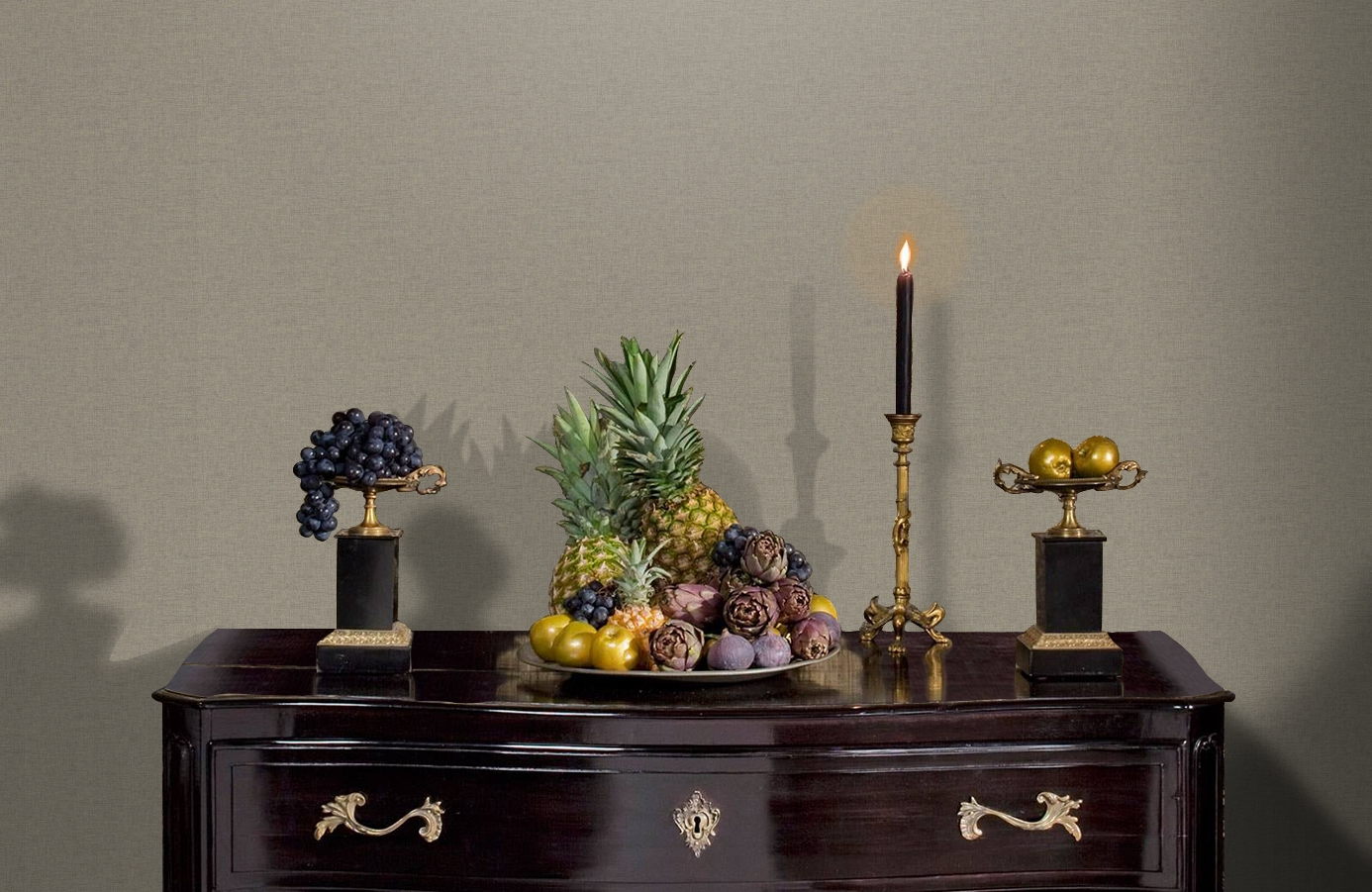 Обои MR71309 фото в интерьере гостиной