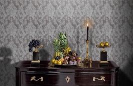 Обои NL-05-01-4 фото в интерьере гостиной превью