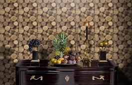 Обои SD 3801 фото в интерьере гостиной превью