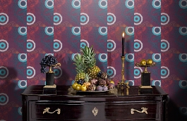 Обои VP2105 фото в интерьере гостиной превью