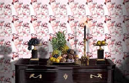 Обои VP3002 фото в интерьере гостиной превью