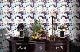 Обои VP3003 фото в интерьере гостиной превью