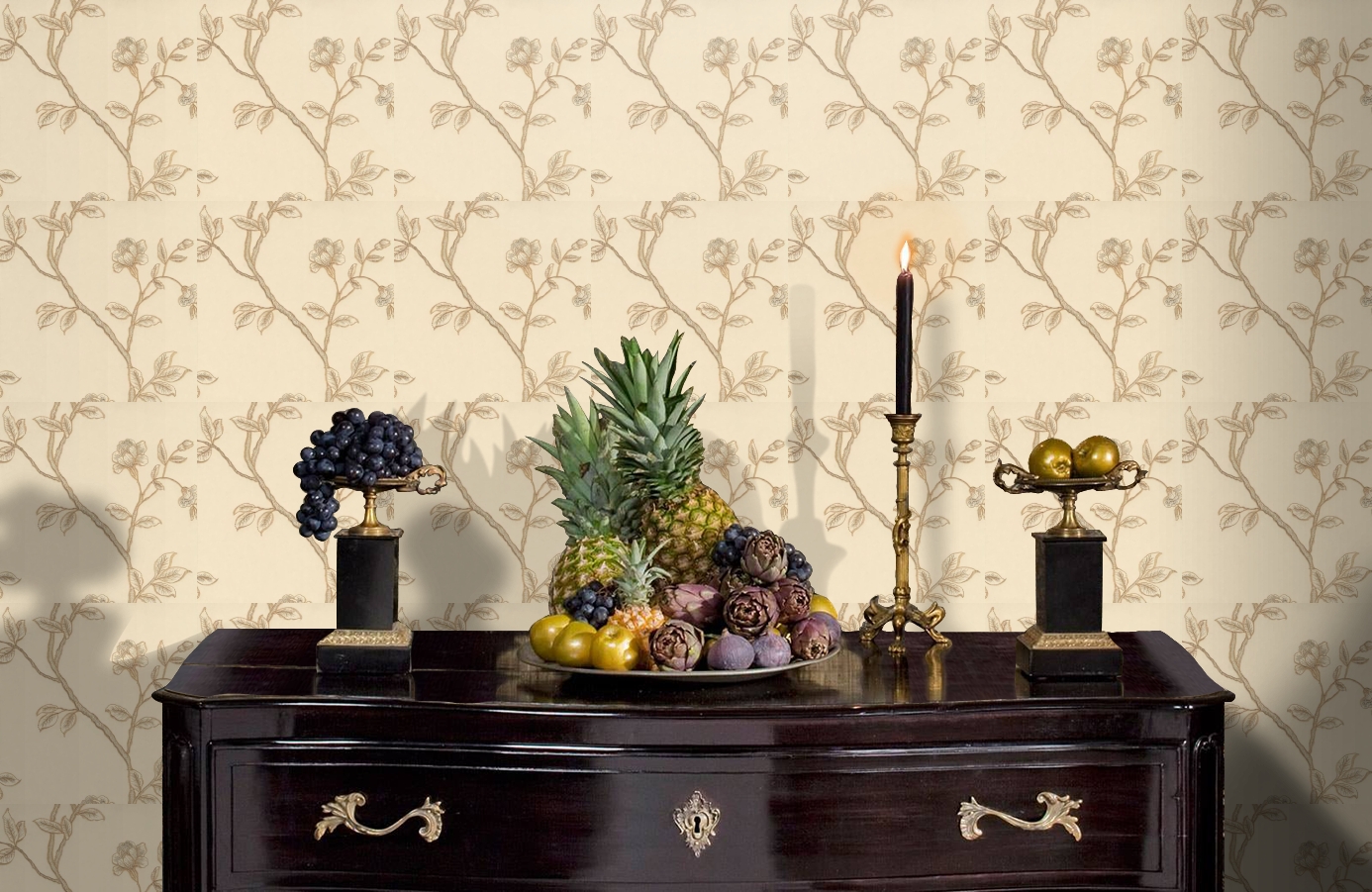 Обои SL30902 фото в интерьере гостиной