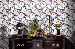 Обои 55608 фото в интерьере гостиной превью