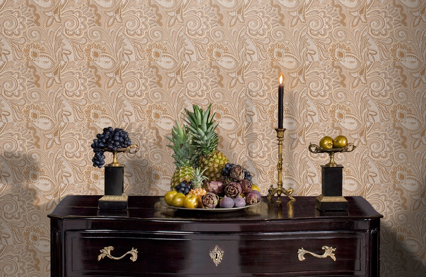 Обои 56823 фото в интерьере гостиной