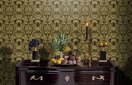 Обои 13233-30 фото в интерьере гостиной превью