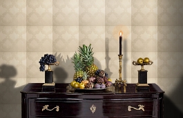 Обои 075730 фото в интерьере гостиной превью