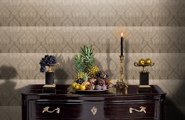 Обои 075839 фото в интерьере гостиной превью