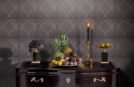 Обои 078632 фото в интерьере гостиной превью