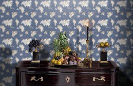 Обои 210910 фото в интерьере гостиной превью