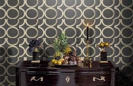 Обои 228143 фото в интерьере гостиной превью