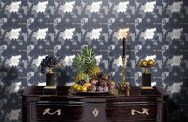 Обои 3224 фото в интерьере гостиной превью