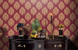 Обои 545708 фото в интерьере гостиной превью