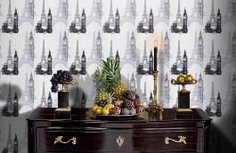 Обои 734805 фото в интерьере гостиной превью