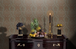 Обои 76008 фото в интерьере гостиной превью