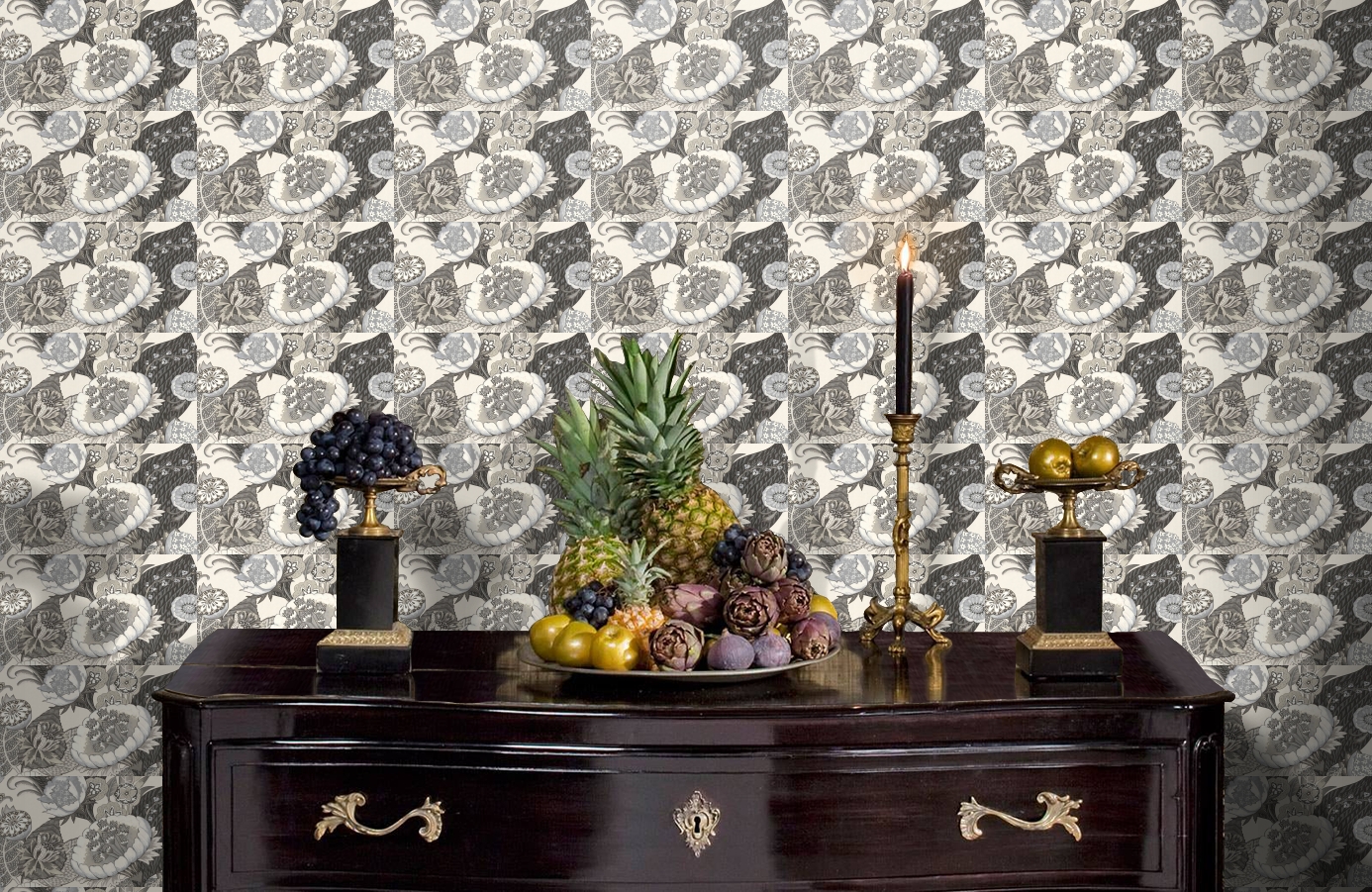 Обои 803617 фото в интерьере гостиной