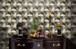 Обои 840025 фото в интерьере гостиной превью