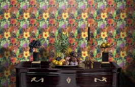 Обои 855401 фото в интерьере гостиной превью