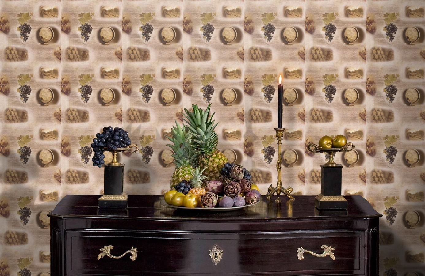 Обои 858600 фото в интерьере гостиной