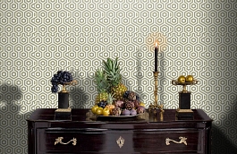 Обои 1961-7 фото в интерьере гостиной превью