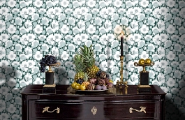 Обои 1965-1 фото в интерьере гостиной превью