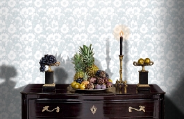 Обои 1965-3 фото в интерьере гостиной превью