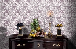 Обои 2005-3 фото в интерьере гостиной превью