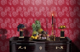 Обои 2031-8 фото в интерьере гостиной превью