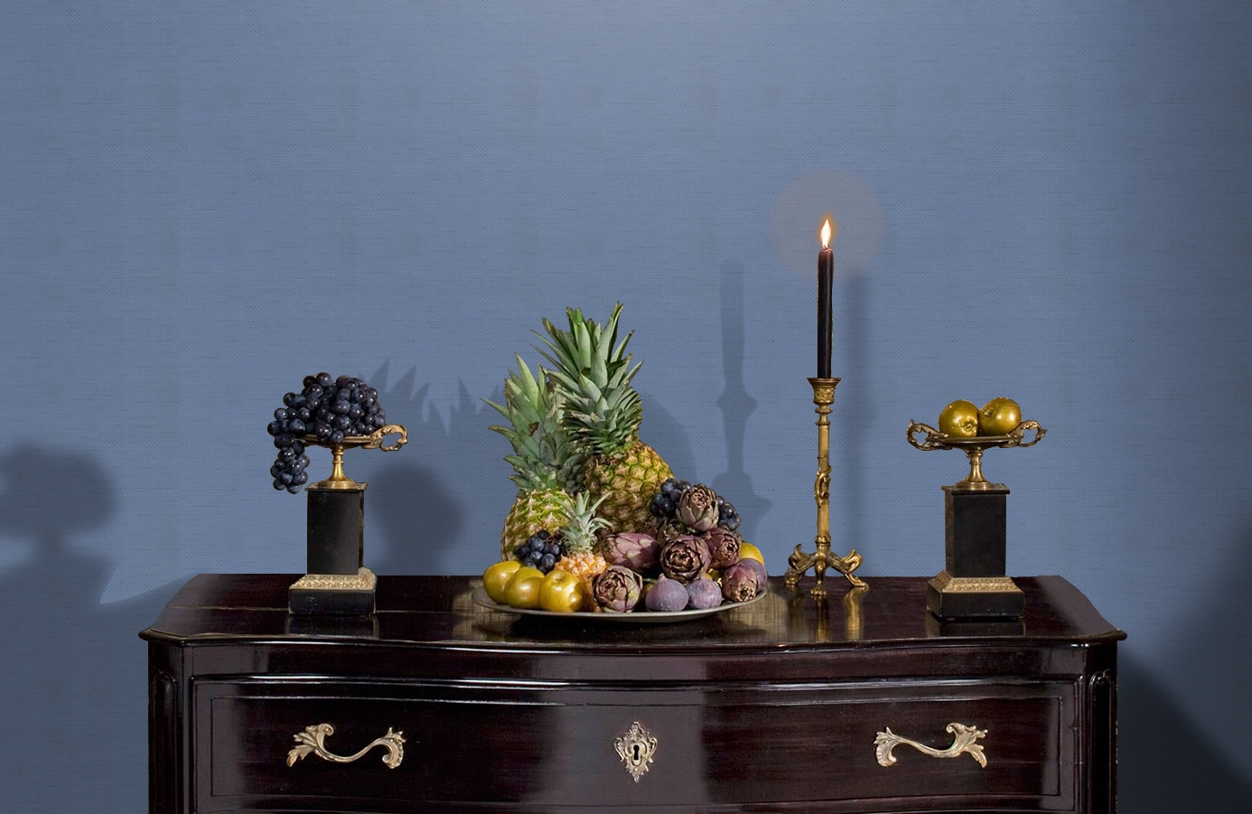 Обои 4830-6 фото в интерьере гостиной