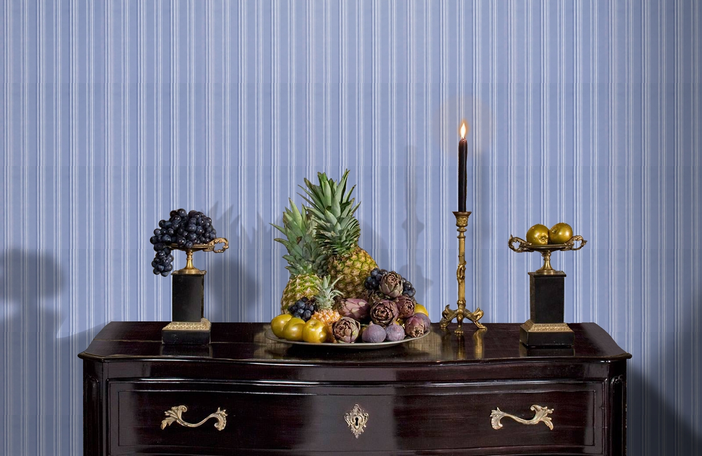 Обои 4837-1 фото в интерьере гостиной