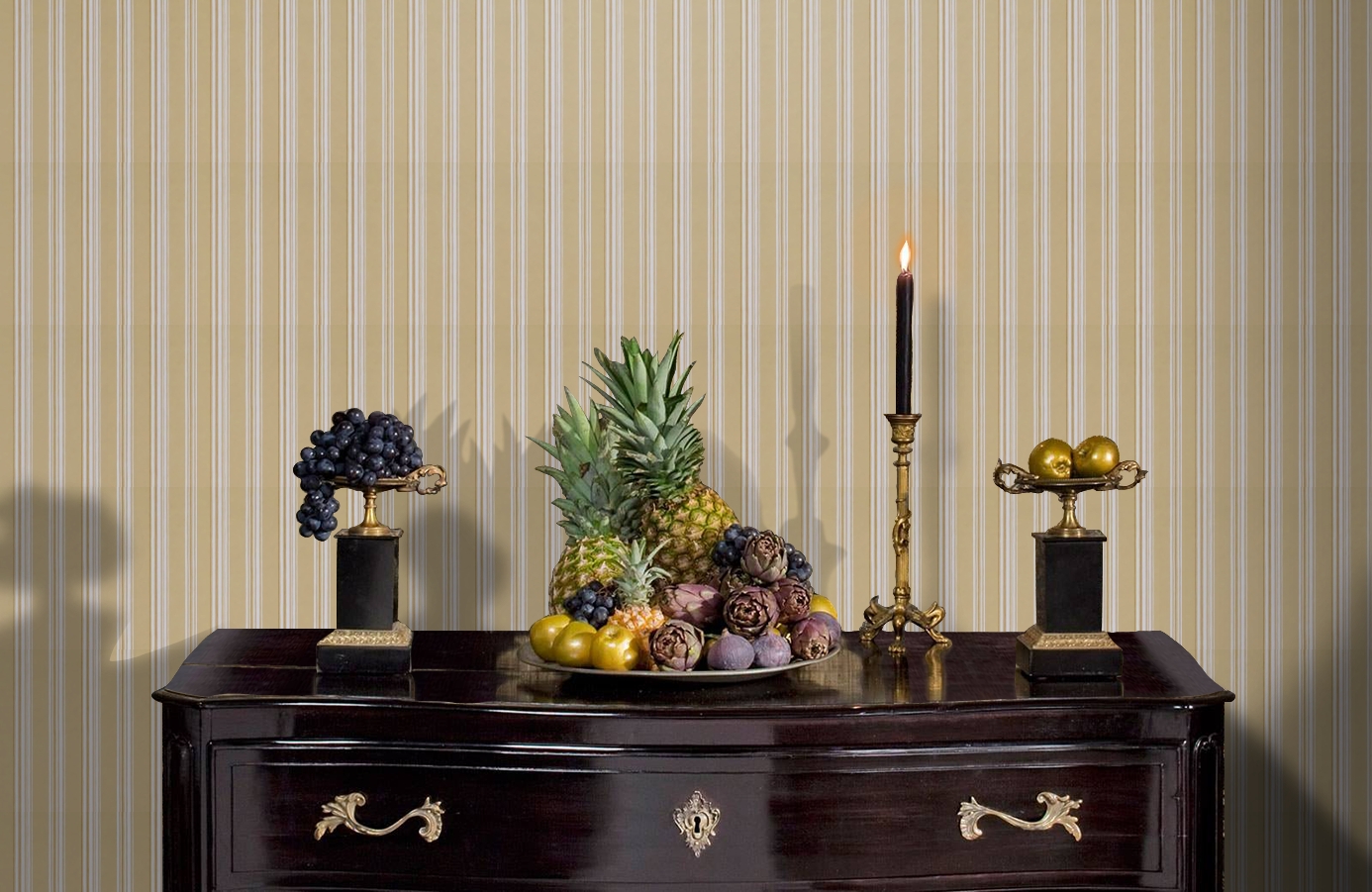 Обои 4837-3 фото в интерьере гостиной