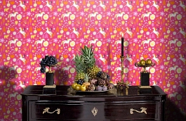 Обои 5224-1 фото в интерьере гостиной превью