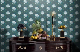 Обои 5234-1 фото в интерьере гостиной превью