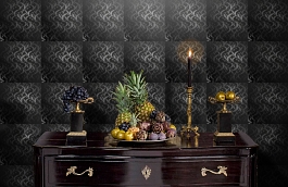 Обои 5246-6 фото в интерьере гостиной превью