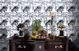 Обои 5268-1 фото в интерьере гостиной превью