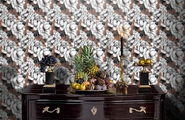 Обои 5269-1 фото в интерьере гостиной превью