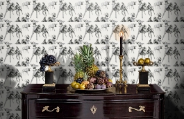 Обои 5278-2 фото в интерьере гостиной превью