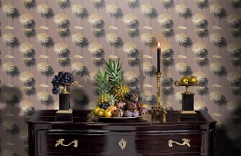 Обои 5281-1 фото в интерьере гостиной превью