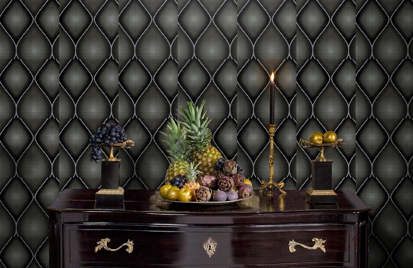 Обои 72320115 фото в интерьере гостиной