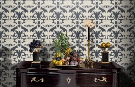 Обои AR00133 фото в интерьере гостиной превью